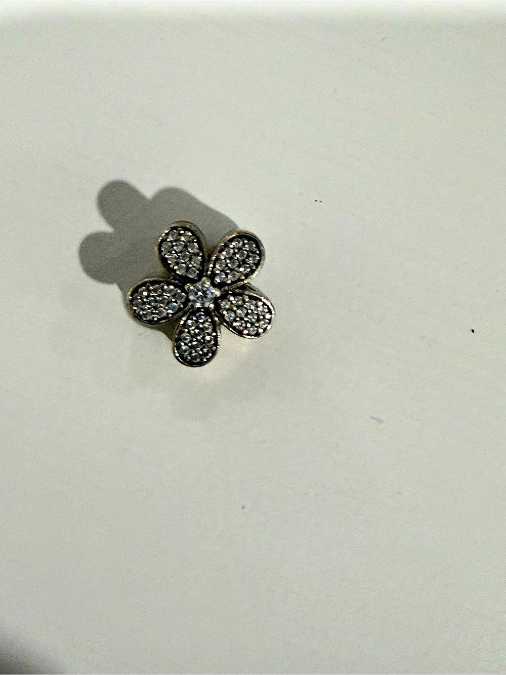 Pandora Dazzling Daisy Charm Floral Ring in Silver